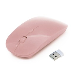 OFFICE MOUSE 2.4GHZ APPLE SHAPED WIRE LESS MOUSE 10M RANGE ROSA OFFICE MOUSE 2.4GHZ APPLE SHAPED WIRE LESS MOUSE 10M RANGE ROSA